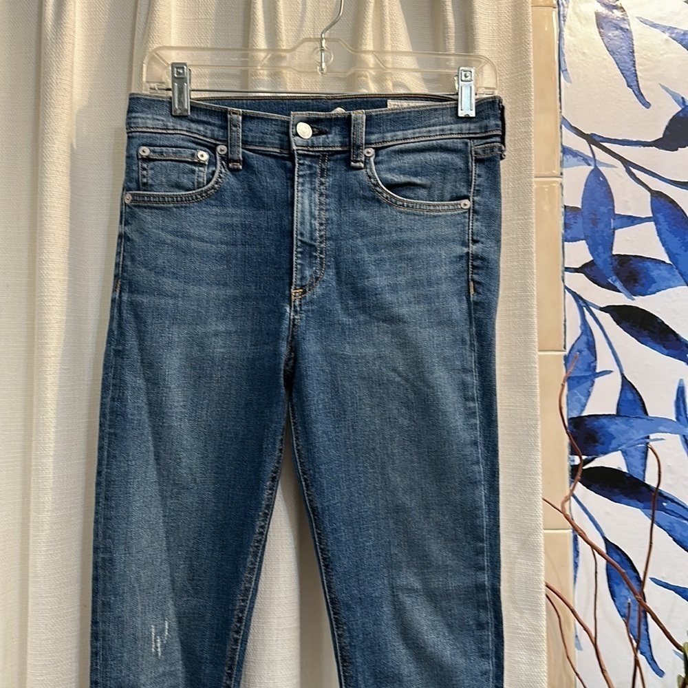 Women’s Rag and Bone High Rise Skinny Jeans Size 28 - Picture 2 of 9